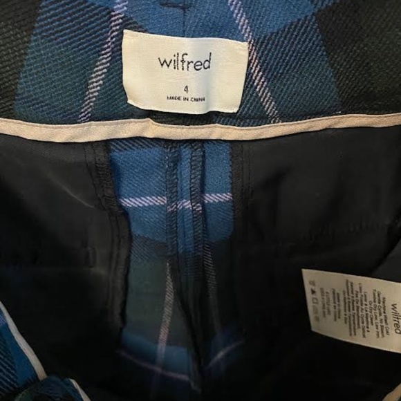 Wilfred Plaid Dress Pants - Picture 2 of 3